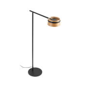 Faro Loop - Stehleuchte - 125 cm - 7W dimmbare LED inkl - schwarz und braun
