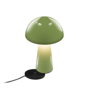 Century Italia Coco - kabellose Outdoor-Tischleuchte mit Ladestation - Ø 16 x 25,5 cm - 1,5W dimmbare LED inkl. - IP44 - grün