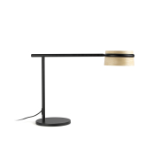 Faro Loop - Tischleuchte - 65 x 22 x 45 cm - 6W dimmbare LED inkl - schwarz und hellbraun