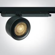 ONE Light COB Zoomable Range - Stromschienenstrahler - Ø 11 x 6 cm - 25W LED inkl - schwarz