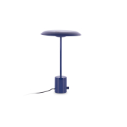Faro Hoshi - Tischleuchte - Ø 26 x 40 cm - 12W dimmbare LED inkl. - blau glänzend