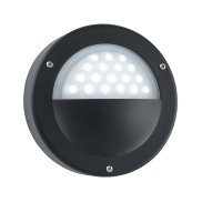 Searchlight Cardiff - Außenwandleuchte - 14 x 14 cm - 3W LED inkl - IP44 - schwarz