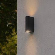 Nordlux Dion Double - außenwandleuchte - 6,6 x 16,2 cm - IP44 - schwarz