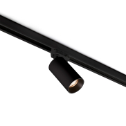 Faro Stan – schienenstrahler mit COB-LED – 3-Phasen-Schienensystem – Ø 6 x 10 cm – 12W LED inkl. – mattschwarz