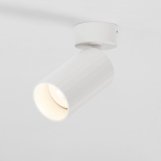 Nova Luce Zelos - Aufbaustrahler 1L - Ø 5,6 x 14 cm - Sand Weiß