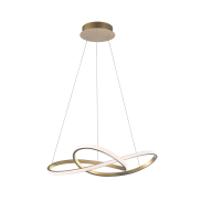 Nova Luce Fusion - Hängeleuchte - Ø 72 x 150 cm - 53W LED inkl - Messing gold