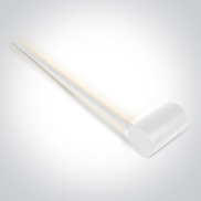 ONE Light Dekorativ - Wandleuchte - 60 x 7 x 11 cm - 12W LED inkl. - weiß