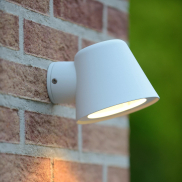 Lucide Dingo - Außenwandleuchte - 11,5 x 14,5 x 9 cm - 5W dimmbare LED inkl - weiß
