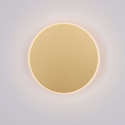 Nova Luce Nevo - wandleuchte - Ø 20 x 3,9 cm - 12W LED inkl. - mattgold