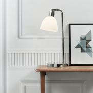 Nordlux Ray 12 - Tischleuchte - 46 cm - Chrom und Opalweiß