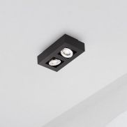 Nova Luce Robin - Aufbaustrahler - 25 x 14,5 x 8,6 cm - schwarz
