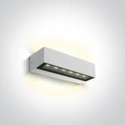 ONE Light Linear Outdoor Series Double Sided - Wandleuchte - 22,2 x 7 x 5 cm - 2 x 6W LED inkl. - IP65 - weiß