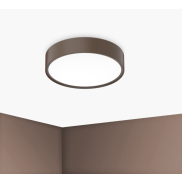 Century Italia Blanca Luxe - Deckenleuchte - Ø 30 x 7 cm - 17W LED inkl. - Kaffee