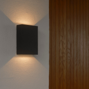 Nordlux Fold 10 - lichtleiste wandleuchte - 10,6 x 14,9 x 4,5 cm - 2 x 3,75W LED inkl. - IP54 - schwarz