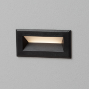 Nova Luce Vivion - Wandeinbauleuchte - 10 x 5 x 6,5 cm - 1W LED inkl. - IP54 - Sand schwarz