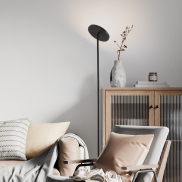 Nova Luce Sinkro - Stehleuchte - 25 x 180,6 cm - 30W dimmbar LED inkl. - Sand schwarz