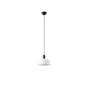 Faro Tatawin M - Pendelleuchte - Ø 25 x 211,5 cm - schwarz satiniert und weiß glänzend