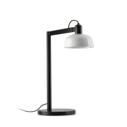 Faro Tatawin - Tischleuchte - 25 x 45,4 x 57,5 cm - schwarz satiniert und weiß glänzend
