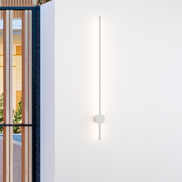 Nova Luce Ridge - Außenwandleuchte - 1,6 x 97 cm - 19W LED inkl. - IP65 - Sand Weiß