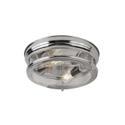 Searchlight Edinburgh - Deckenleuchte - Ø 35 x 14,5 cm - IP44 - Chrom