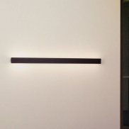 Nova Luce Path - Außenwandleuchte - 4,7 x 100 x 6 cm - 19W LED inkl. - IP65 - Sand schwarz