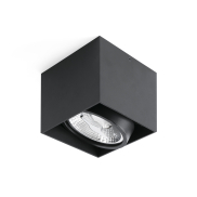 Faro Tecto QR111 - Deckenleuchte - 13,5 x 13,5 x 12 cm - mattschwarz
