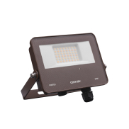 Century Italia Porteo CCT - Strahler mit Sensor - 14,4 x 16,2 x 3,6 cm - 30W LED inkl. - einstellbare Lichtfarbe - IP65 - braun