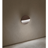 Century Italia Paseo - Außenwandleuchte - Ø 11 x 2,5 cm - 4W LED inkl. - IP54 - braun