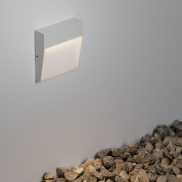 Nova Luce Toby - Außenwandleuchte - 10,5 x 10,5 x 2,2 cm - 3W LED inkl. - IP54 - Sand Weiß