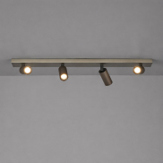 Projectlight Clara - Aufbaustrahler 4L - 64 x 11 x 7 cm - bronzefarben