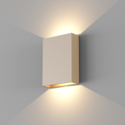 Artdelight Memphis – wandleuchte – 4 x 12 x 16 cm – 6W LED inkl. – IP65 – champagner