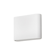 Nova Luce Soho - Außenwandleuchte - 12 x 3 x 9 cm - 2 x 3W LED inkl. - IP54 - weiß