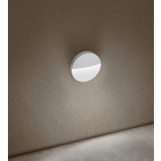 Century Italia Paseo - Außenwandleuchte - Ø 11 x 2,5 cm - 4W LED inkl. - IP54 - weiß