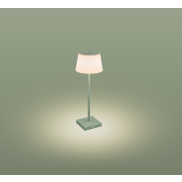 Century Italia Margò - wiederaufladbare Tischleuchte für draußen - Ø 13 x 38 cm - 4W dimmbare LED inkl - IP54 - grün