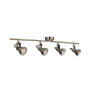 Searchlight Focus - Aufbaustrahler 4L - 81 x 9 x 16 cm - Messing antik