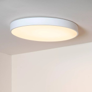Lucide Unar - Deckenleuchte - Ø 50 x 5 cm - 36W dimmbare LED inkl - 3 Stufen Dimmer - weiß