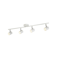 Searchlight Rollo - Aufbaustrahler 4L - 77 x 9 x 13 cm - 4 x 4W dimmbare LED inkl. - weiß
