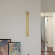 Nova Luce Seline - wandleuchte - 7,5 x 2,7 x 60 cm - 20W LED inkl. - IP44 - gold