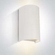 ONE Light GU10 Outdoor Cylinder Lights - Außenwandleuchte - 11 x 8,3 x 19,5 cm - IP65 - weiß