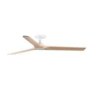 Faro Heywood L - Deckenventilator mit Einbaufassung - Ø 132 cm - matt Weiß und Kiefer