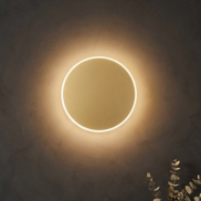 Nova Luce Nevo - wandleuchte - Ø 30 x 3,9 cm - 20,5W LED inkl. - mattgold