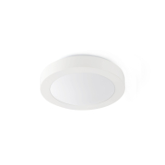 Faro Logos - Deckenleuchte - Ø 27 x 9 cm - IP44 - matt weiß