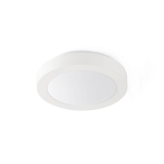 Faro Logos - Deckenleuchte - Ø 35 x 10 cm - IP44 - matt weiß