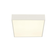 Searchlight Zeus - Deckenleuchte - 30 x 30 x 6 cm - 16W LED inkl - IP44 - weiß und opal