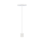 Nova Luce Vetro - Stehleuchte - Ø 40 x 136 cm - 33W  LED inkl. - matt Weiß