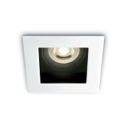 ONE Light Dark Light Square - Einbaustrahler - 96 x 96 mm, 80 x 80 mm Einbaumaß - weiß
