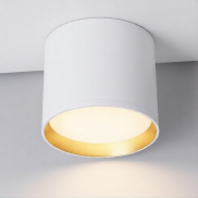 Nova Luce Ziaza - Deckenleuchte - Ø 10 x 8,6 cm - 10W LED inkl. - Sand Weiß