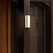 Nova Luce Astral - Außenwandleuchte - 8,6 x 25,8 x 9 cm - 10W LED inkl. - IP65 - dunkel anthrazit