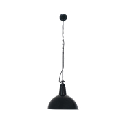 Faro Lou - Pendelleuchte - Ø 52 x 51 cm - schwarz glänzend