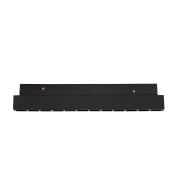 Nova Luce Ultra Slim - Stromschienenleuchte - 19,5 x 3,4 cm - 12W LED inkl. - warmweiße Lichtfarbe - schwarz